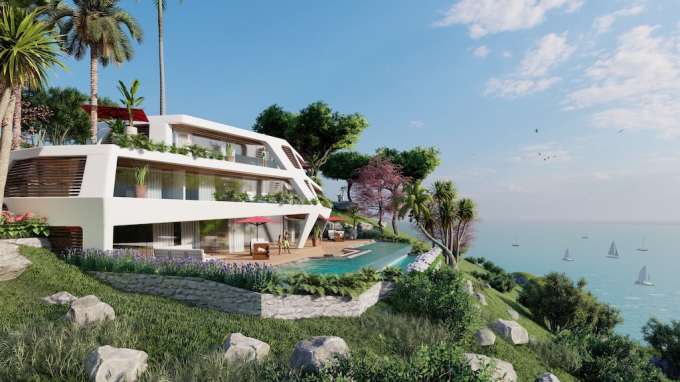Những căn biệt thự đồi nối biển tại Sunshine Heritage Mũi Né như kiệt tác hòa ca giữa kiến trúc và cảnh quan.