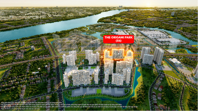 The Origami Park (S6) với bộ ba tầm nhìn “nối dài miền xanh”.