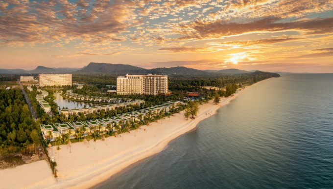Một góc Mövenpick Resort Waverly Phú Quốc, nơi nhóm du khách châu Âu sẽ lưu trú.
