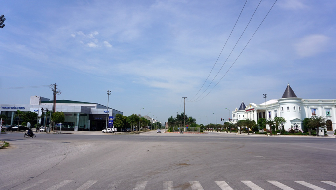 Dự án nằm trên ngã tư đại lộ Võ Nguyên Giáp và đường CSEDP tại phường Đông Vệ, TP.Thanh Hoá