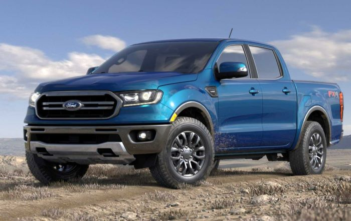 A Ford Ranger pickup truck. Photo courtesy of the company.