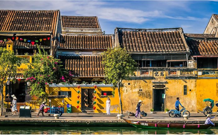 Ancient town Hoi An, a UNESCO heritage site, is one of Vietnam's top tourist attractions. Photo courtesy of the Government Portal.
