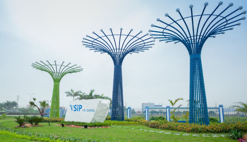 Vietnam-Singapore Industrial Park (VSIP) in Hai Duong province, northern Vietnam. Photo courtesy of the company.