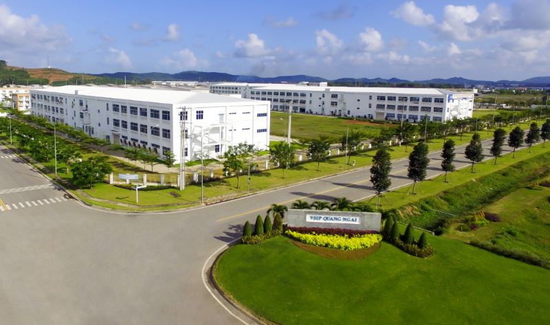 Singapore-invested VSIP industrial park in Quang Ngai province, central Vietnam. Photo courtesy of the company.