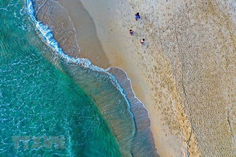 My Khe in Da Nang is one of the most beautiful beaches in Asia. Photo courtesy of VNA.