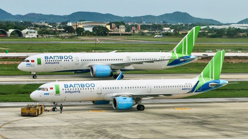  Property developer FLC Group held a 21.7% stake of Bamboo Airways by the end of 2021. Photo courtesy of the airline.
