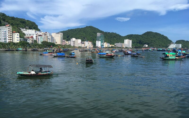 A corner of Cat Ba town, Hai Phong city, northern Vietnam. Photo courtesy of the town's portal.