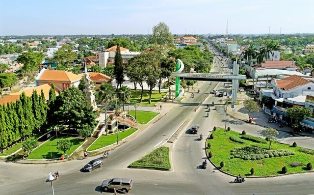   An aerial view of Cu Chi district, HCMC. Photo courtesy of the district.
