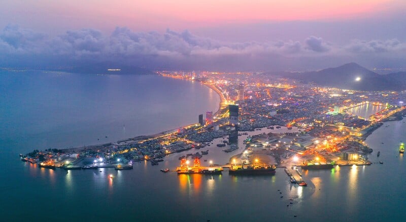 An aerial view of Quy Nhon city, Binh Dinh province, central Vietnam. Photo courtesy of the province.