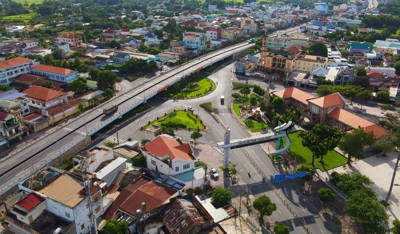An aerial view of Cu Chi, Ho Chi Minh City. Photo courtesy of the district's portal.
