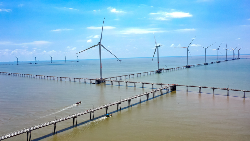 Vietnam's draft power development plan VIII plans to develop 7 gigawatts of offshore wind power from now to 2030. Photo courtesy of Trung Nam Group.