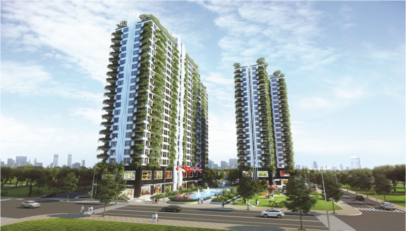 An artist’s impression of the Diamond Lotus Lakeview project invested by Phuc Khang. Photo courtesy of the corporation.