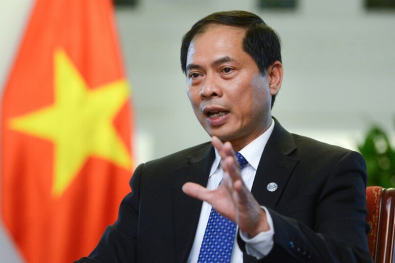 Vietnam's Minister of Foreign Affairs Bui Thanh Son. Photo courtesy of the government’s portal.