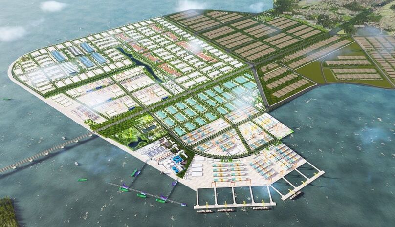 An illustration of Nam Dinh Vu Industrial Park in Hai Phong city, northern Vietnam. Photo courtesy of the park.