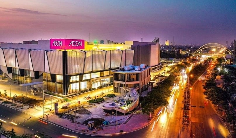 Aeon Mall in Le Tran district, Hai Phong city, northern Vietnam. Photo courtesy of Hai Phong administration's portal.