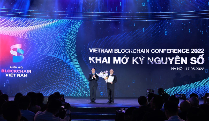 Vietnam Blockchain Association makes debut on May 17, 2022 in Hanoi. Photo courtesy of the association.