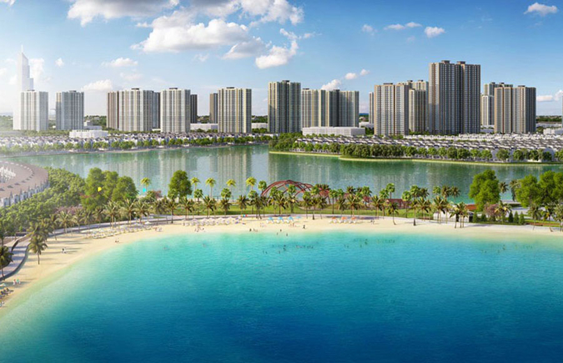 An artist's impression of Vinhomes Ocean Park developed by Vinhomes in Gia Lam district, Hanoi. Photo courtesy of the company.