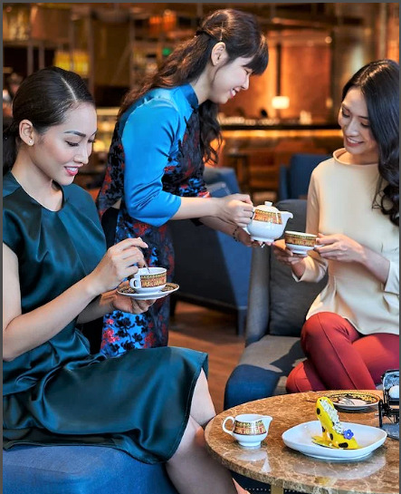 Tea served at the Sheraton Hotels & Resorts Saigon in Ho Chi Minh City. Photo courtesy of Sheraton. 