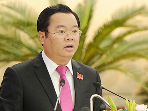Le Minh Trung, vice chairman of Danang People’s Council. Photo courtesy of Thanh Nien newspaper.