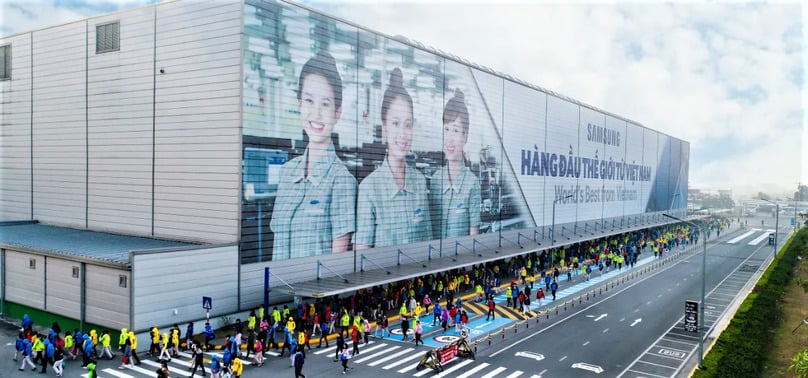 A Samsung factory in Vietnam. Photo courtesy of the Korean group. 