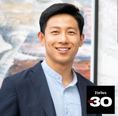  Phillip An, 25, cofounder and COO of Homebase. Photo courtesy of Forbes Asia.