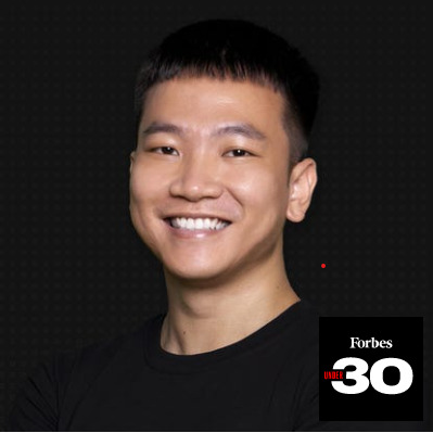   Nguyen The Vinh, 29, cofounder of Coin98 Finance. Photo courtesy of Forbes Asia.