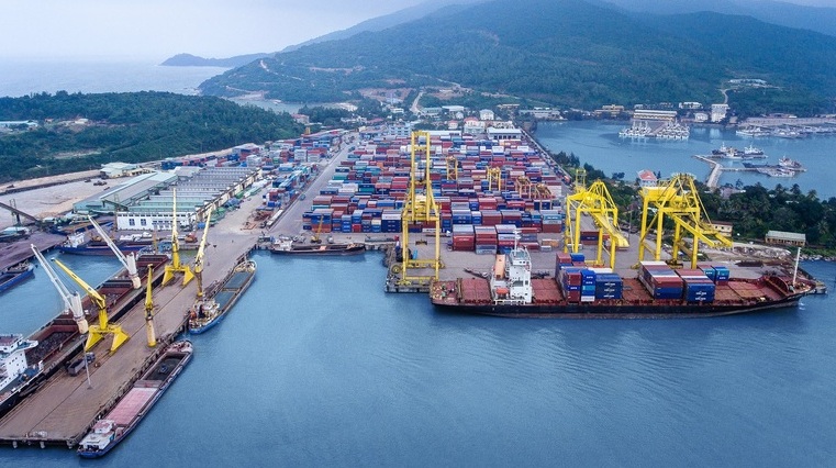A port in Danang city, central Vietnam. Photo courtesy of the port.