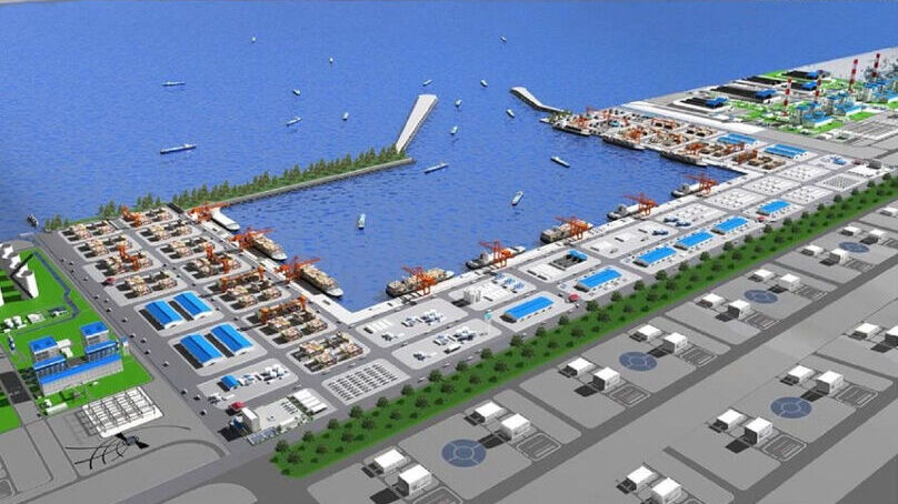 An illustration of the My Thuy International Seaport project. Photo courtesy of MTIP.