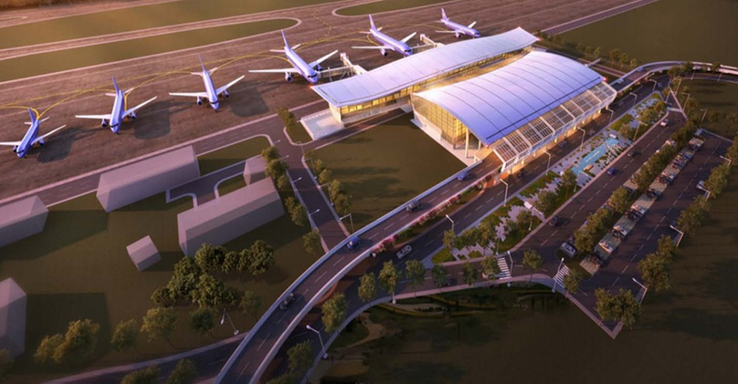 An artist's impression of the second passenger terminal (T2) at Cat Bi International Airport in Hai Phong city, northern Vietnam. Photo courtesy of ACV.
