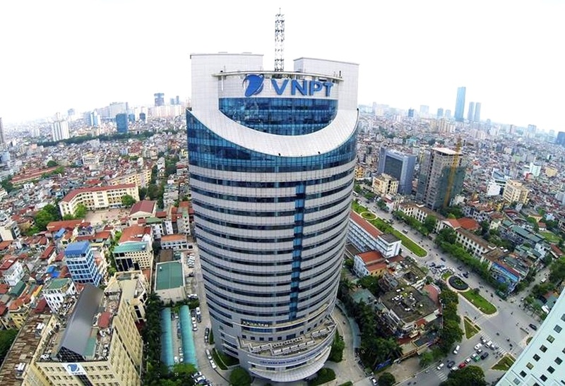 An aerial view of the VNPT headquarters in Dong Da district, Hanoi. Photo courtesy of the company.