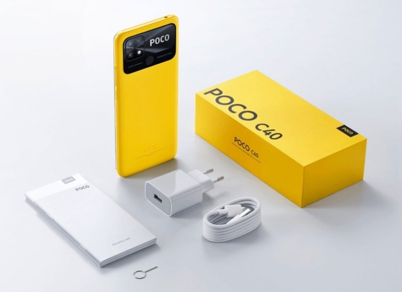 The Poco C40 phone. Photo courtesy of Xiaomi. 