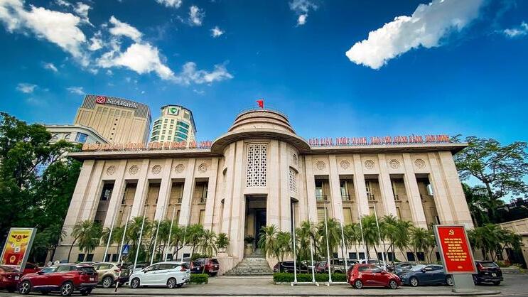 The State Bank of Vietnam headquarters in Hanoi. Photo courtesy of the government's portal.