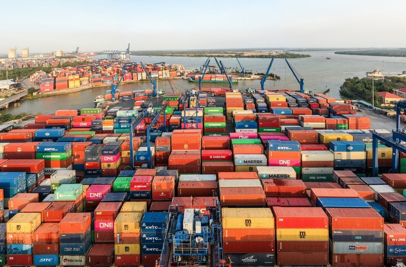 Cat Lai Port in Ho Chi Minh City, Vietnam's busiest container terminal. Photo courtesy of VOV.