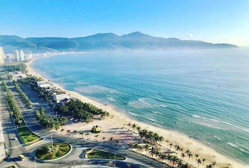My Khe, one of Southeast Asia's most beautiful beaches, in Da Nang, central Vietnam. Photo courtesy of dulichdanangcity.vn.