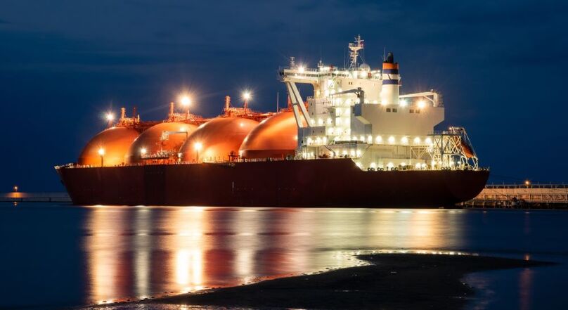An LNG carrier at sea. Photo courtesy of Energy Intelligence.
