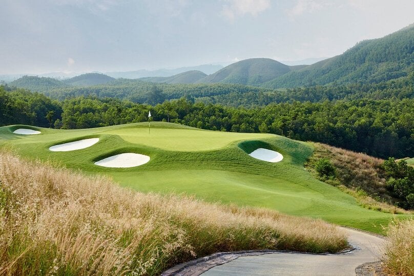 Ba Na Hills Golf Club's course, Asia's Best Golf Course 2021, Danang city, central Vietnam. Photo courtesy of the course.