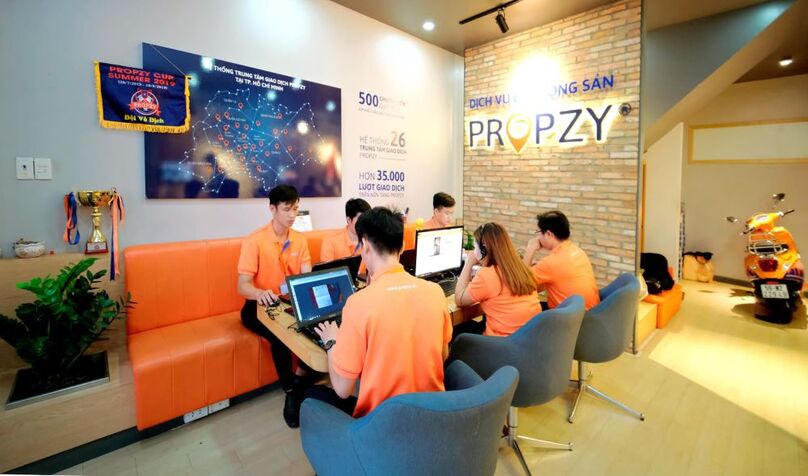 A Propzy real estate service office in Ho Chi Minh City. Photo courtesy of the company.