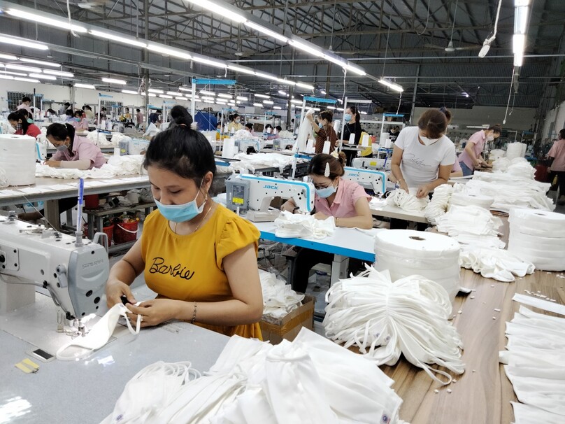 Workers at a garment factory in Lam Dong, Vietnam's Central Highlands. Photo courtesy of the province.