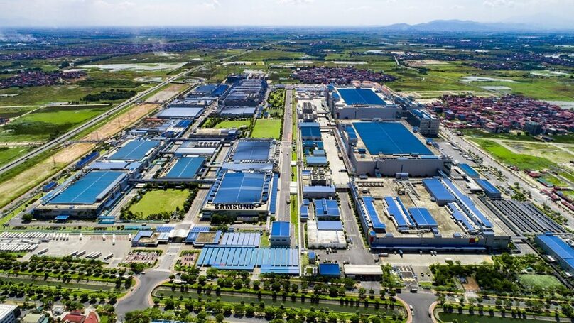An aerial view of Tien Thanh Industrial Park in Tien Lang district, Hai Phong city, northern Vietnam. Photo courtesy of the park.