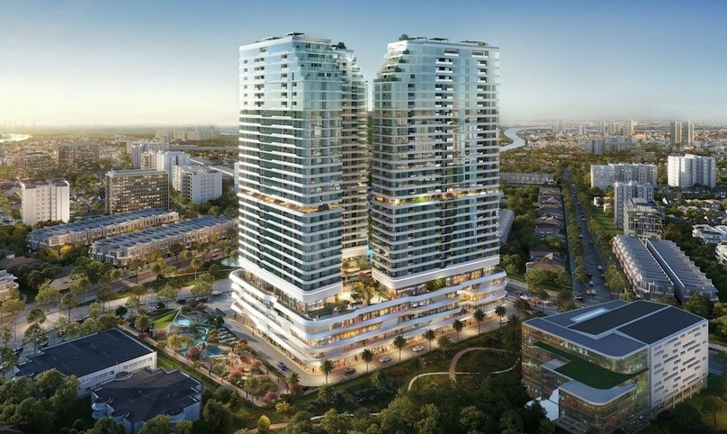 An artist’s impression of the King Crown Infinity project, developed by BCG, in HCMC. Photo courtesy of BCG Land.