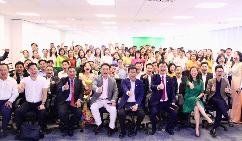 BCG and AAA staff at the launching ceremony of the insurer's a new head office in Ho Chi Minh City. Photo courtesy of AAA.