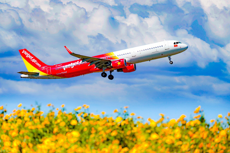 A VietJet Air plane. Photo courtesy of the carrier.