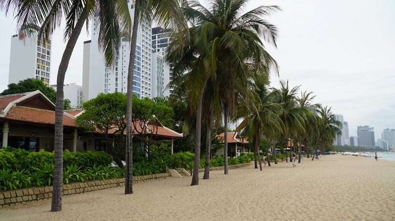 The beachfront of the Evason Ana Mandara resort in Nha Trang town, Khanh Hoa province. Photo by The Investor/Thu Cuc.