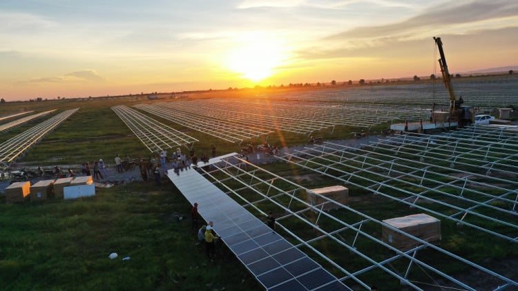 A solar power plant developed by Xuan Thien Group in Dak Lak province, Vietnam's Central Highlands. Photo courtesy of the company.