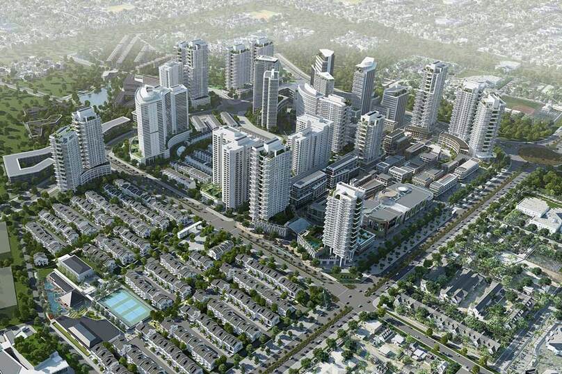 An illustration of ParkCity Hanoi urban complex. Photo courtesy of the company.