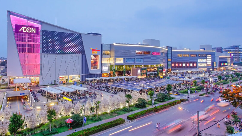 Aeon Ha Dong, Vietnam's largest trading center, in Ha Dong district, Hanoi. Photo courtesy of Aeon.