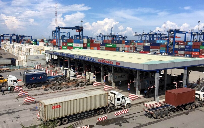 Ho Chi Minh City’s Cat Lai Port, Vietnam’s busiest container terminal. Photo courtesy of VOV.