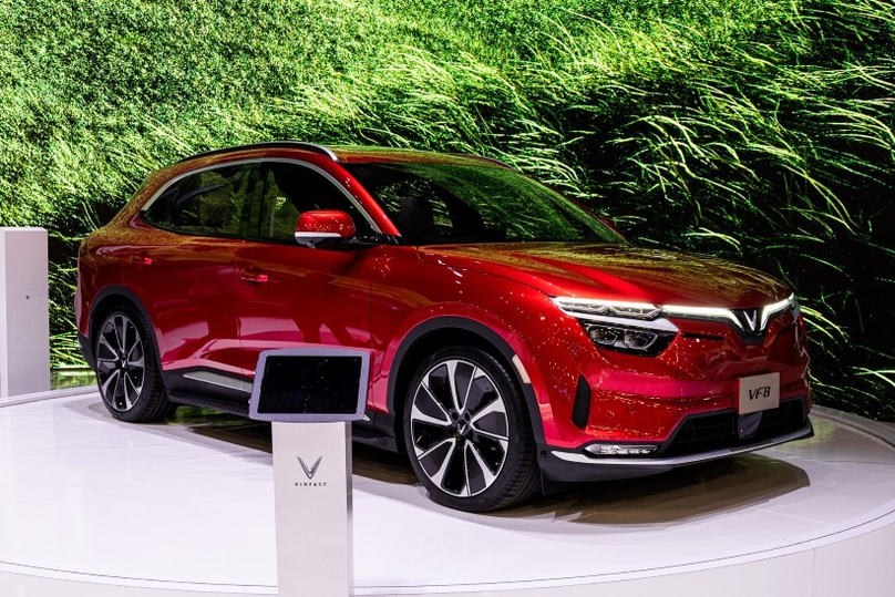 VinFast’s VF8 electric SUV to hit the Vietnamese market by the end of 2022. Photo courtesy of VinFast.