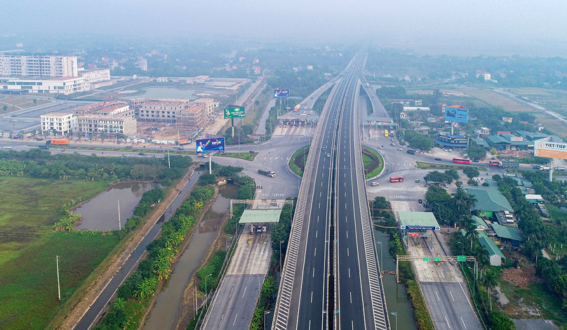 Cau Gie-Ninh Binh Expressway in northern Vietnam. Photo courtesy of Dau tu newspaper.