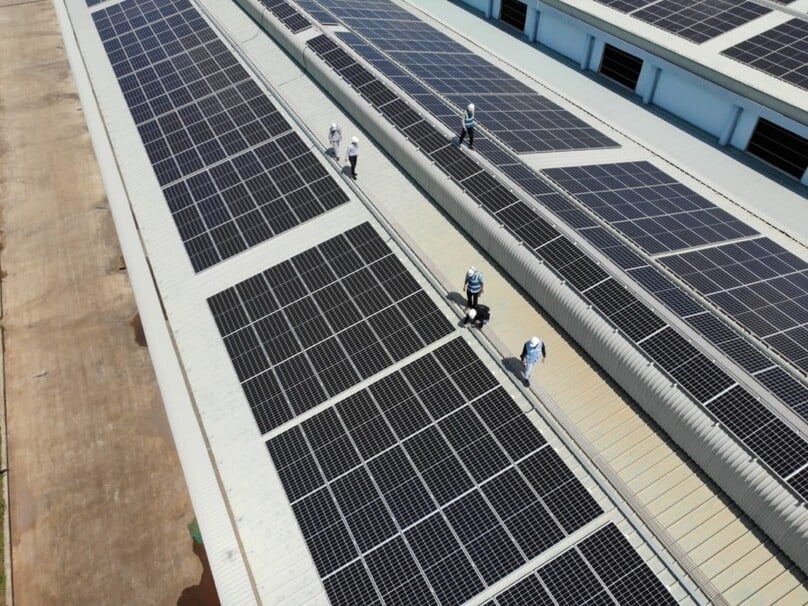 Rooftop solar power is among initiatives being considered by Becamex IDC. Photo courtesy of REE Corp.